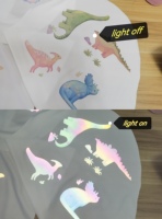 Film réfléchissant coloré Verytack DTF, film de transfert thermique pour animaux de compagnie, pour t-shirts, feuilles de film de transfert DTF
