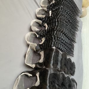 30 pulgadas 13x4 Frontal Transparente para Pelucas de Encaje OFERTA Cabello Humano 100% Remy Indio Ondulado Profundo y Ondulado Corporal 180% Densidad - Product Image 6