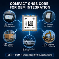 Module GNSS WT-62-UB basse consommation avec LNA SAW intégré pour le positionnement GPS GLONASS BeiDou