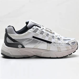 Zapatillas Deportivas con Cordones para Hombre y Mujer, Primavera, Cuero Genuino, Tela de Algodón, Entresuela EVA, Plataforma Cómoda, Estilo Geométrico - Product Image 5