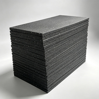 Losetas de Caucho Elásticas de 10-50 mm para Gimnasio, Tapete de Caucho para Levantamiento de Pesas