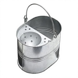 25L Galvanized Metal Heavy-duty Durable Industrial <b>Mop</b> Bucket steel Office Kitchen Bathroom Home Floor <b>Cleaning</b> Trustworthy Usag - Product Image 2