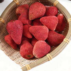<strong>Freeze</strong>-<strong>Dried</strong> Whole <strong>Strawberries</strong> Crispy &amp; Light Intense Natural Sweetness Perfect for Snacking&amp;Baking - Product Image 1