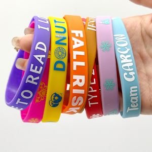 Bracelets en silicone personnalisés à bas prix d'usine, créez votre propre design, bracelets en caoutchouc de haute qualité, bracelet personnalisé - Product Image 1