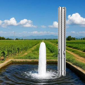 Bombas de Agua para Pozos Profundos, Sistema de Riego de Agua Subterránea, Bomba Sumergible de Acero Inoxidable de Alta Eficiencia para - Product Image 1