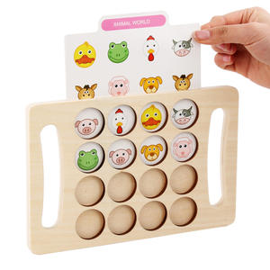 Jouets d'apprentissage pour enfants de 3 ans, jeu d'éveil de la mémoire, numéro d'animaux, jouets Montessori - Product Image 5