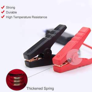 GRZWAYS Câbles de Démarrage Automobile 2FT 8AWG en Silicone Compatibles avec Batteries Milwaukee M18 18V, Température 392℉ 200℃ - Product Image 2