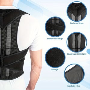 Correcteur de Posture Réglable avec Logo Personnalisé, Orthèse Dorsale pour Soutien Complet du <span class=keywords><strong>Dos</strong></span>, Soulagement des Douleurs Lombaires et Dorsales, Redresse-Épaules - Product Image 3