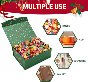 Wholesale Custom Printed <b>Christmas</b> <b>Gift</b> <b>Boxes</b> Santa Claus Snowman Design Festive Holiday Packaging Ready to Ship - Product Image 6