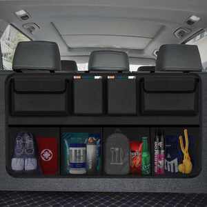 Factory Backseat Hanging Car Organizer With 8 Large <b>Storage</b> Bag for Suv Trunk Space Saving Expert Custom Logo - Product Image 3