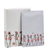 Boîte d'emballage en papier personnalisée de luxe avec vernis UV pour patchs anti-rides pour les yeux, boîte de soin de la peau haut de gamme