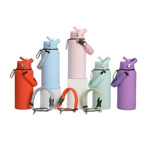 Fourniture directe d'usine nouveau modèle de bouteille d'eau de sport isolée en acier inoxydable Portable écologique pour l'<span class=keywords><strong>espace</strong></span> de sangle de camping - Product Image 3