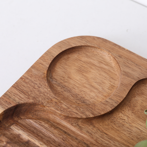 Vendita calda in legno salumi vassoio di legno bistecca vassoio di legno su misura tagliere di legno per la cucina di casa - Product Image 4