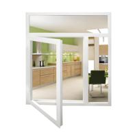 Inclinaison en acier à double vitrage et fenêtres coulissantes, de taille personnalisable