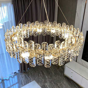 Decoración del hogar Led decoración del hogar marroquí techo redondo cristal círculo lámpara de araña - Product Image 4