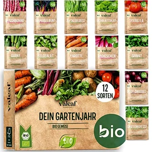 VegetableKits - Mix Pronto da Piantare - 12 Deliziose Varietà di Ortaggi Biologici - Terra <span class=keywords><strong>per</strong></span> Giardino e Vasi - Product Image 1
