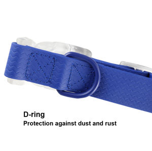 Eco amigable nuevo OEM suave impermeable único <span class=keywords><strong>Collar</strong></span> de perro ajustable de caucho de silicona de poliéster recubierto de PVC perro de lujo <span class=keywords><strong>Collar</strong></span> - Product Image 5
