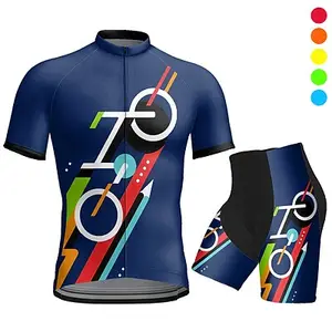 2023 팀 사이클링 저지 세트 남자 자전거 Maillot MTB 레이싱 Ropa Ciclismo 여름 빠른 건조 트라이 애슬론 자전거 의류 자전거 셔츠