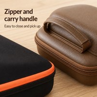 Étui rigide personnalisé en EVA avec fermeture éclair, sac de rangement, intérieur moulé, poche en maille, plusieurs couleurs