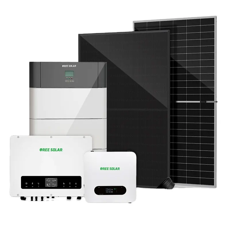Oree komplettes Solarsystem Hybrid-Solarnetz-Panel 550 W Solarsystem für Industrie und Handel 8 kW 12 kW