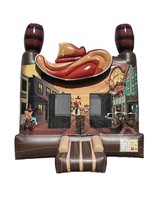 Fun Bounce BO012, Casa Inflable con Temática Deportiva 3D, 13x13x14 pies, PVC Comercial para Fiestas de Cumpleaños Infantiles y Juegos al Aire Libre