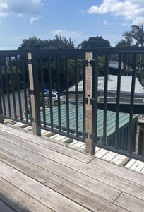 Panneau de <span class=keywords><strong>clôture</strong></span> en fil de fer soudé incurvé 3D-Barrière de jardin et d'autoroute enduite de PVC sur mesure-Assemblage facile pour la décoration extérieure et la sécurité - Product Image 5