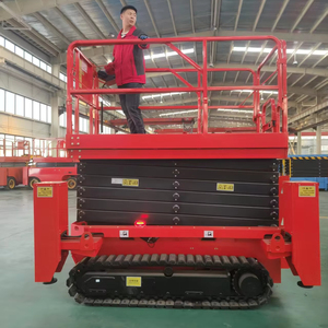 Plataforma Elevadora Hidráulica de 450 kg a Precio de Fábrica, Elevador de Tijera Móvil Eléctrico Autopropulsado para <span class=keywords><strong>Alquiler</strong></span> - Product Image 1