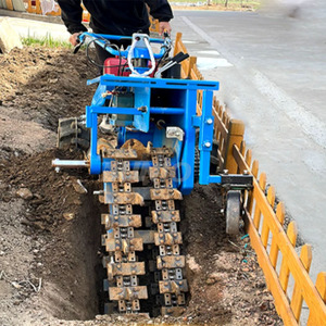 Zanjadora <span class=keywords><strong>de</strong></span> Cadena para Uso Doméstico, Pequeña, Multifuncional, Agrícola, Manual - Product Image 2