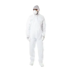 Tute monouso - 1188BPPE M Steelgen - Colore: Bianco - Tuta monouso in polipropilene, chiusura con cerniera ed elastico - Product Image 1