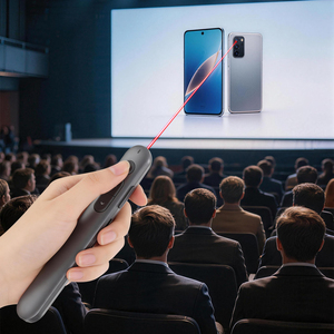 Presentador Láser Verde Inalámbrico OEM al por Mayor de Fábrica N91 con Logotipo Personalizado, Receptor Dual <span class=keywords><strong>USB</strong></span> Tipo-C, Control Remoto de Presentación de 100M - Product Image 6