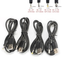 0,8 M 1,2 M USB-A Stecker auf DC3.5 * 1,35mm Barrel Connector 5V Kabel für Router 5.5 X2.1/4.0 X1.7/2.5*1.7 USB Jack Plug Kabel