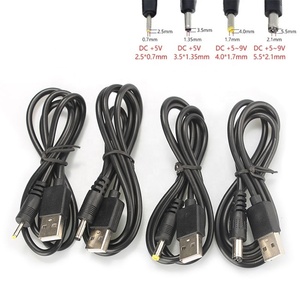 0.8M 1.2M USB-A mâle vers DC3.5 * 1.35mm connecteur baril câble 5V pour routeur 5. 5X2.0X1.7/1/4*2.5 câble de prise USB - Product Image 2