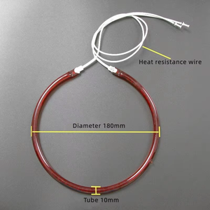 Nuovo arrivo rubino stella filamento R7S media onda 1200w quarzo lampada termica a infrarossi per suinetti carrozzeria Auto - Product Image 4