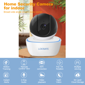 Loosafe 17SEE APP Nhà Thông Minh 1080P Trong Nhà CCTV MINI Wifi Không Dây Night Version HD CCTV Camera An Ninh P2P Mạng PTZ Camera - Product Image 2