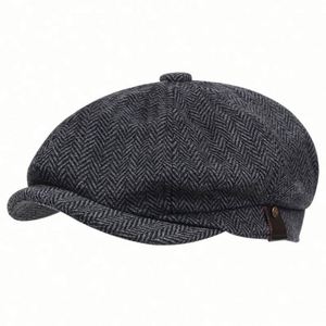 Gorra Newsboy de 8 Paneles con Diseño Espiga de Moda para Hombre, Precio Mayorista Económico - Product Image 4