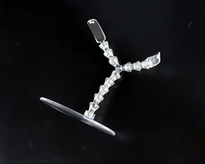 Пластиковая прозрачная акриловая гибкая Регулируемая подставка для мини-кукол высотой ниже 20 см - Product Image 5