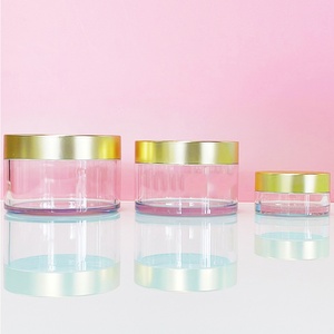 120ml 100ml Wide Mouth Frosted Customized Pink Color Lotion Cream <b>Jar</b> <b>Plastic</b> Body Butter Scrub Packaging with Screw Lid - Product Image 6