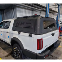 Capot de camionnette en alliage d'aluminium étanche avec étagère de rangement, hardtop pour Ford Ranger, benne de chargement pour JAC T9 Hunter