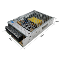 Regulador de Voltaje Universal DC24V 200W 8.3A 16.7A, Convertidor de Energía de CA 110-220V a CC 12V, Transformador