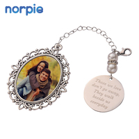 Dupla face impressão diy subolmação memorial foto charme com texto de gravação a laser personalizado