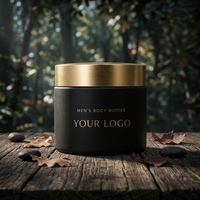 Beurre Corporel Fouetté Hydratant Parfumé pour Hommes, Parfum Coco Boisé, Marque Privée, Soin Hydratant Masculin, Type Cologne