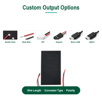 Panel Surya SMT Tahan UV 1W 1.5W 2W SunPower Solar PV 5V 6V 9V Modul Surya Kecil untuk Sensor Ear Tag Ternak
