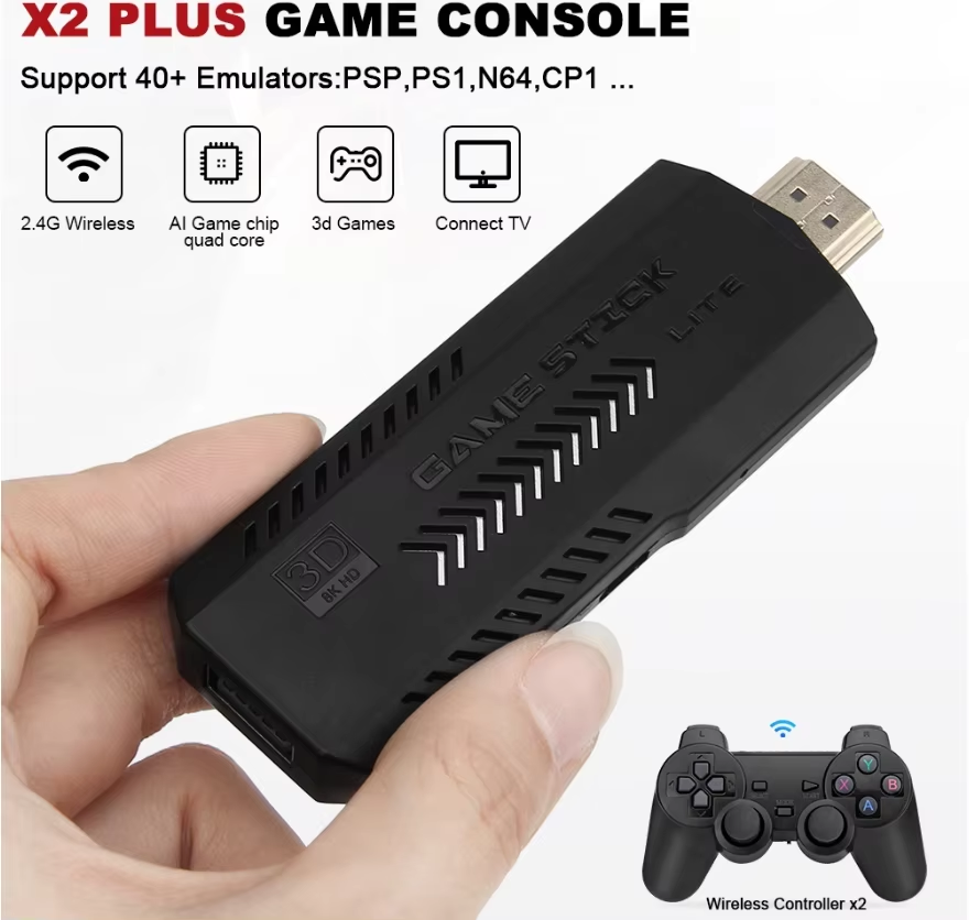 X2 Plus M10 GD10 - 4K Gamestick with 40000 Games & Emulators X2 Plus M10 GD10 - 4K Gamestick with 40000 Games & Emulators