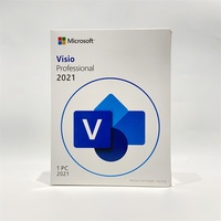 Tarjeta de Licencia Visio Pro 2021 en Caja, Activación 100% Online a Nivel Mundial, Nueva, Paquete Completo con Garantía de 6 Meses