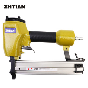 Clavadora Neumática Zhtian St38 con Entrada de 1/4 de Pulgada, Pistola de Clavos de Aire de Aleación de Aluminio para Fijación de Madera y Metal - Product Image 2