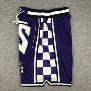 Short de sport de basket-ball ample imprimé de style rétro pour hommes Évacuation de l'humidité Pantalon d'entraînement antibactérien respirant à séchage rapide - Product Image 3