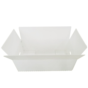 seafood corrugated plastic boxes with lids