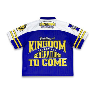 Maillot de football américain vintage surdimensionné pour homme, streetwear personnalisé - Product Image 2