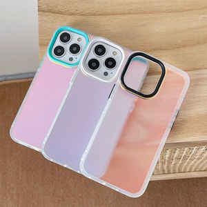 Ốp Điện Thoại Di Động Nhiều Màu Cho <span class=keywords><strong>Iphone</strong></span> 13 Pro Max Ốp Mờ Màu Gradient Laser Cho <span class=keywords><strong>Iphone</strong></span> 12 14 Ốp Điện Thoại TPU Trong Suốt - Product Image 3