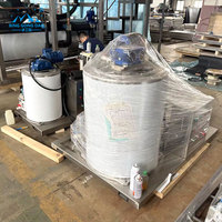 Machine à glace industrielle de 500 kg à 2000 kg avec moteur et pompe à refroidissement par air pour usine de produits de la mer et chaîne du froid